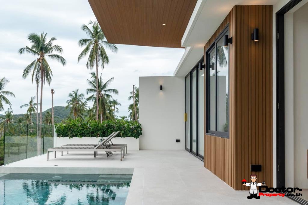3 Bed Sea View Villa – Near Fisherman’s Village, Koh Samui – For Sale
